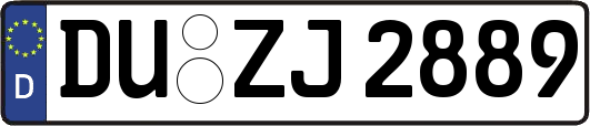 DU-ZJ2889