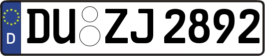 DU-ZJ2892