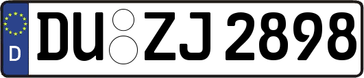 DU-ZJ2898