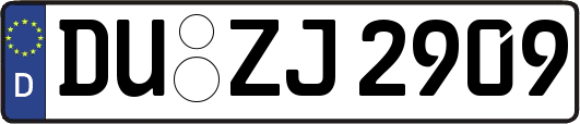 DU-ZJ2909