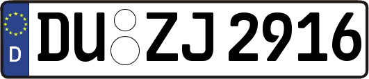 DU-ZJ2916