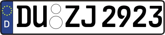 DU-ZJ2923