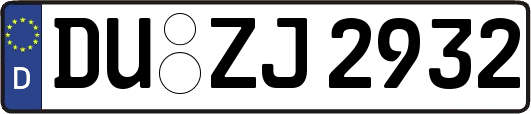 DU-ZJ2932