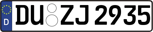 DU-ZJ2935