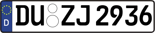 DU-ZJ2936