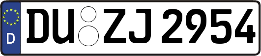 DU-ZJ2954