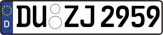DU-ZJ2959