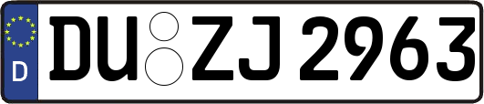 DU-ZJ2963