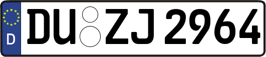 DU-ZJ2964