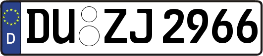 DU-ZJ2966
