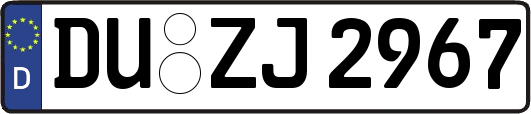 DU-ZJ2967