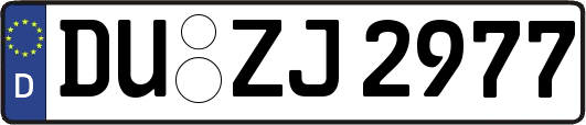 DU-ZJ2977