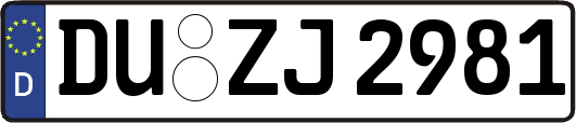 DU-ZJ2981