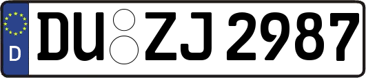 DU-ZJ2987