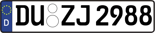 DU-ZJ2988