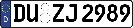DU-ZJ2989