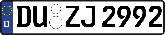 DU-ZJ2992