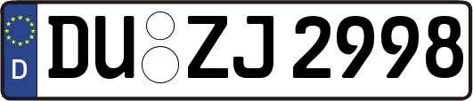 DU-ZJ2998