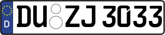 DU-ZJ3033