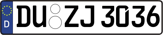 DU-ZJ3036