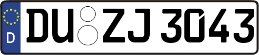 DU-ZJ3043