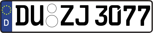 DU-ZJ3077
