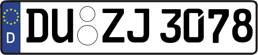 DU-ZJ3078