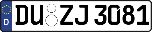 DU-ZJ3081