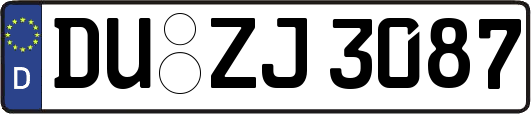 DU-ZJ3087