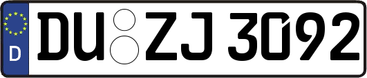 DU-ZJ3092