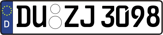 DU-ZJ3098
