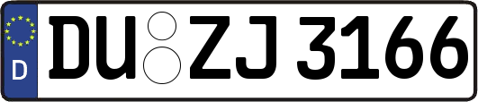 DU-ZJ3166