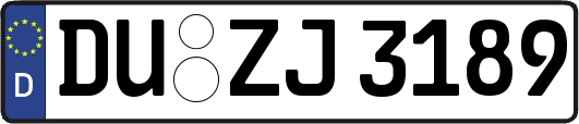 DU-ZJ3189