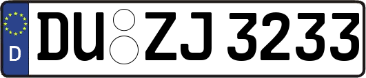 DU-ZJ3233