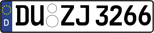 DU-ZJ3266
