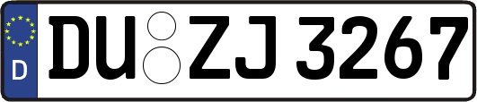 DU-ZJ3267