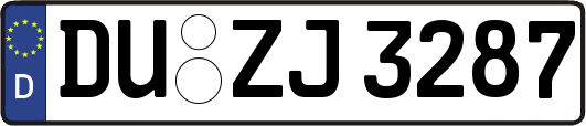 DU-ZJ3287