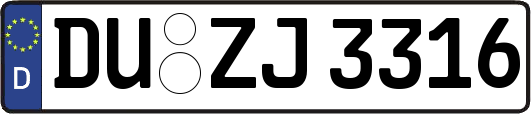 DU-ZJ3316