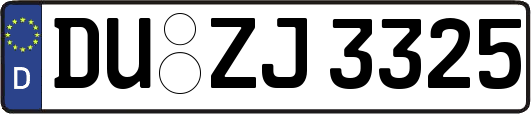 DU-ZJ3325