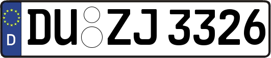 DU-ZJ3326