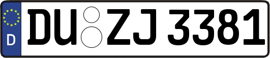 DU-ZJ3381