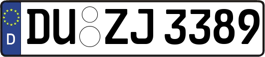 DU-ZJ3389