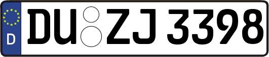 DU-ZJ3398