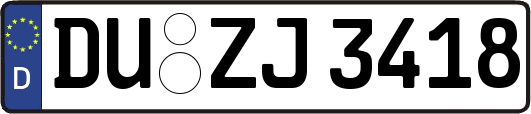 DU-ZJ3418