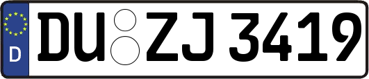 DU-ZJ3419