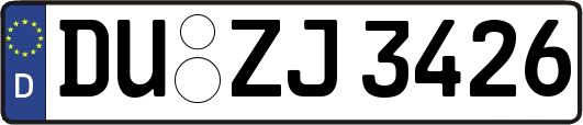 DU-ZJ3426