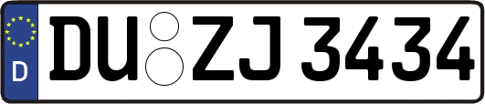 DU-ZJ3434