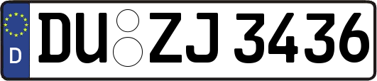 DU-ZJ3436
