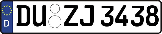 DU-ZJ3438