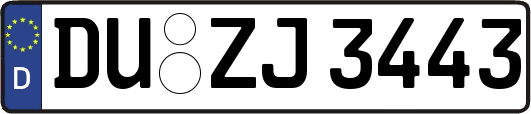 DU-ZJ3443